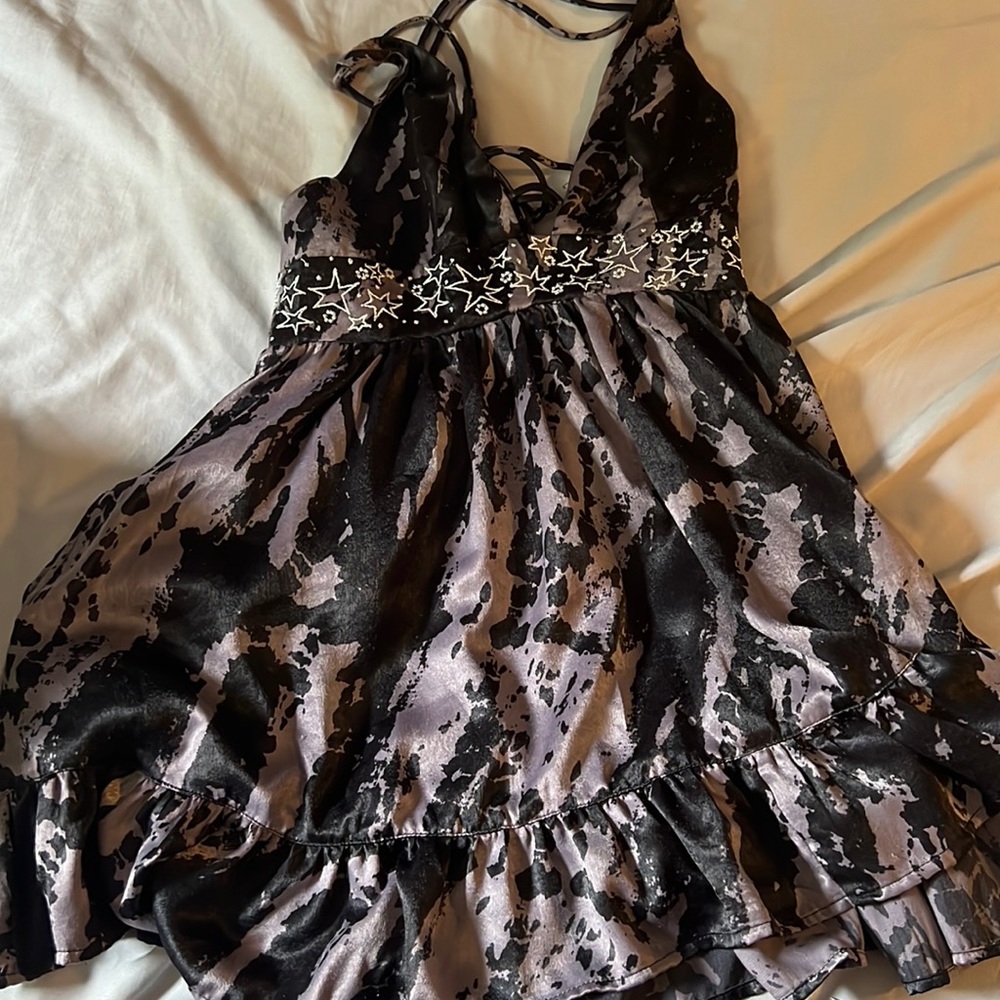 Black Star Mini Dress(Urban Outfitters)